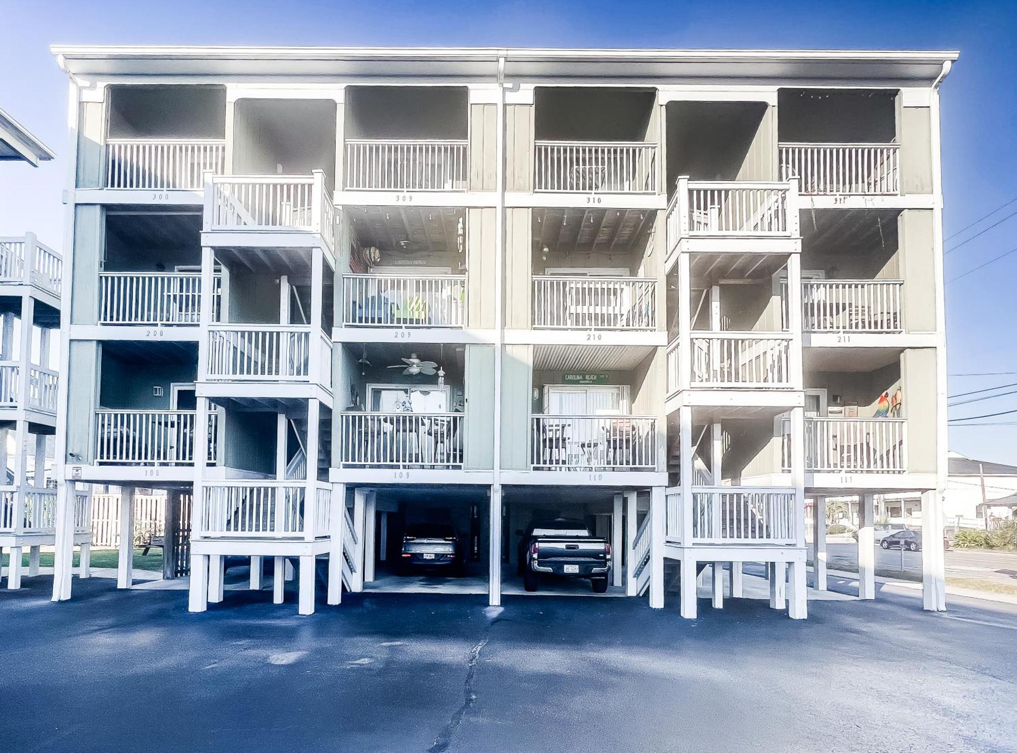 Cozy Beach Condo Sleeps 6 Pool Carolina Beach Exterior photo